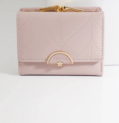 PU Leather Trifold Wallet Women Summer 2025 Design – Elegant Men's Accessory | Accessorio Uomo Elegante