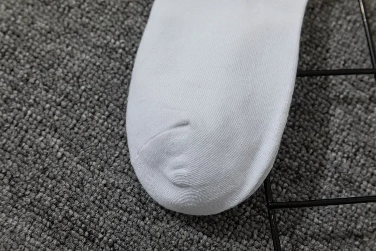 DRAVEN — Unisex Letter Street Socks – White College Style