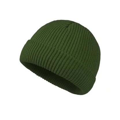 Classic Wool Beanie – Minimal Warm Knit Hat – Elegant Men's Accessory | Accessorio Uomo Elegante