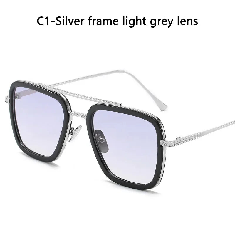 DRAVEN — Tony Stark Sunglasses – Steampunk Metal Design