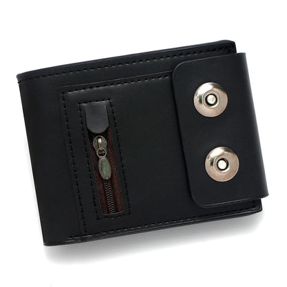 PU Leather Magnetic Wallet Men Large Capacity Design – Elegant Men's Accessory | Accessorio Uomo Elegante