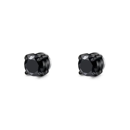 Stainless Steel Clip-On Magnetic Earrings – Elegant Men's Accessory | Accessorio Uomo Elegante