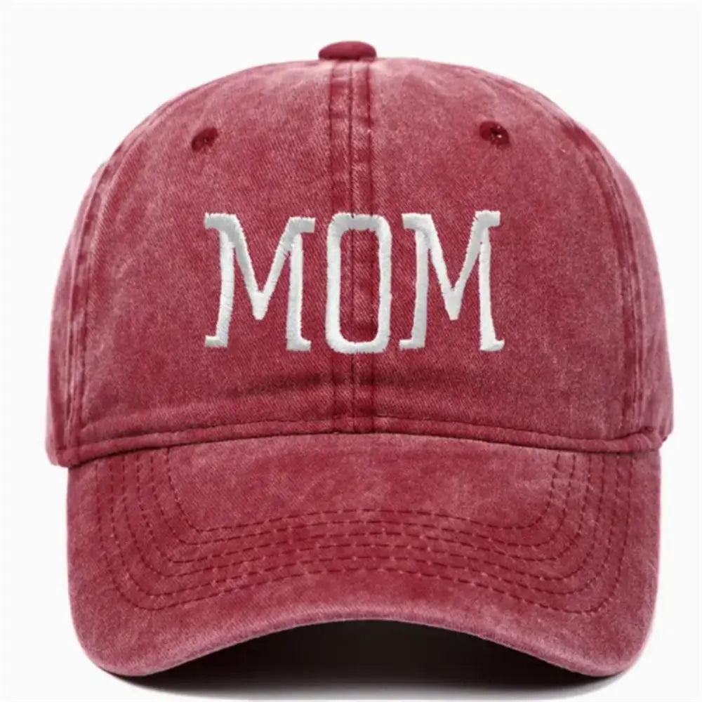 DRAVEN — DAD MOM Embroidered Cap – Unisex Cotton Street Style