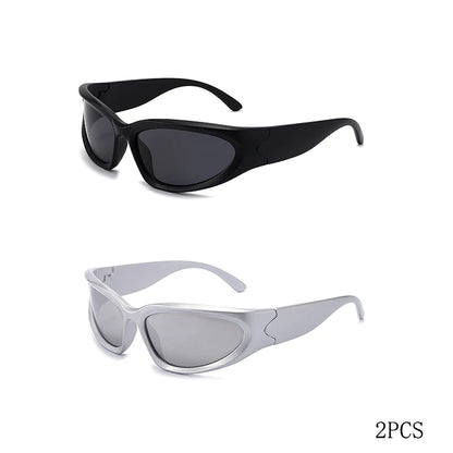 Sports Cycling Sunglasses – Y2K Modern Style – Elegant Men's Accessory | Accessorio Uomo Elegante