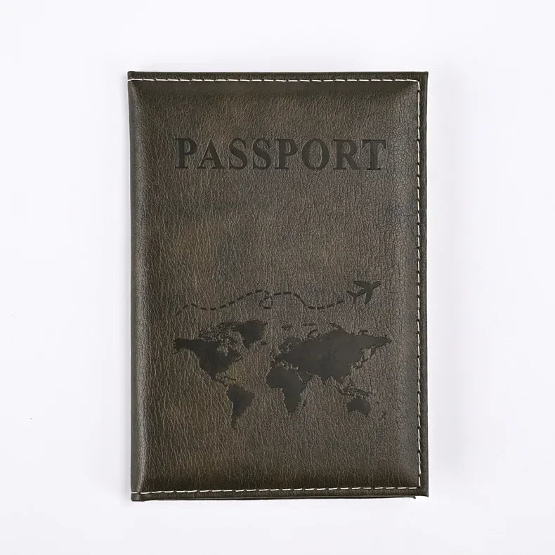 DRAVEN — PU Leather Passport Holder Travel Wallet Unisex Design