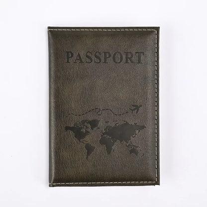 PU Leather Passport Holder Travel Wallet Unisex Design – Elegant Men's Accessory | Accessorio Uomo Elegante