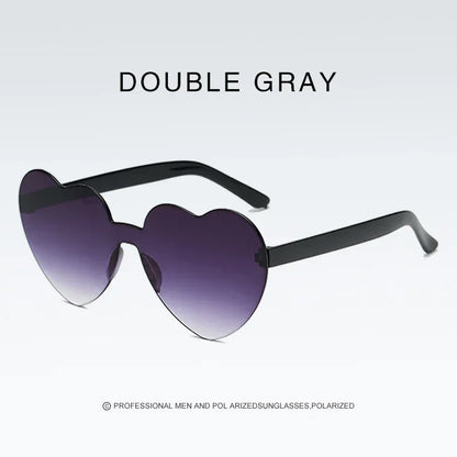 Red Heart Sunglasses – Designer Retro Cat Eye Y2K Shades – Elegant Men's Accessory | Accessorio Uomo Elegante