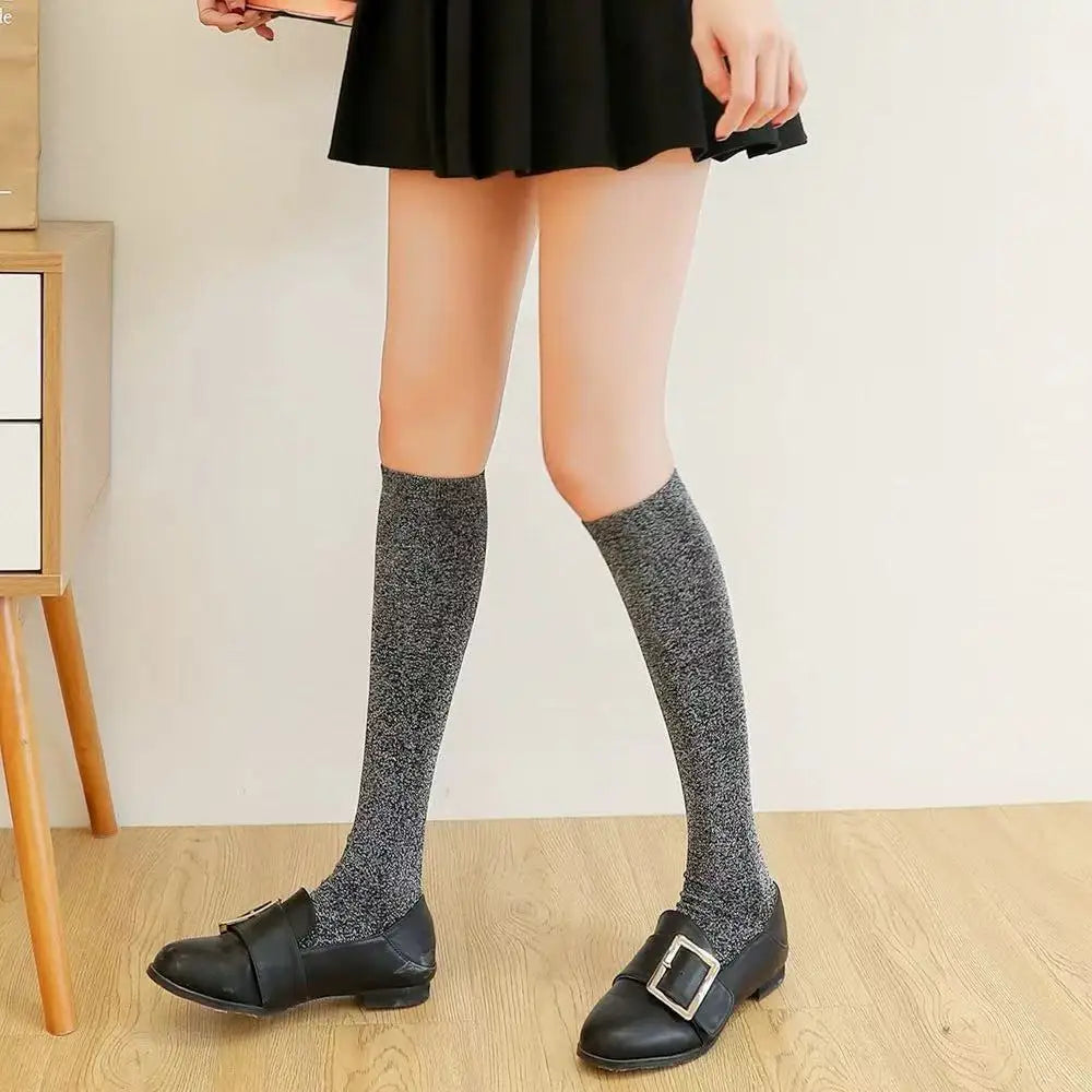 Shiny Silk Socks – Women’s Luxury Korean Style – Elegant Men's Accessory | Accessorio Uomo Elegante