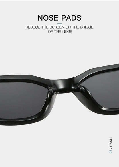 Vintage Rectangle Sunglasses – Small Frame Luxury Shades – Elegant Men's Accessory | Accessorio Uomo Elegante