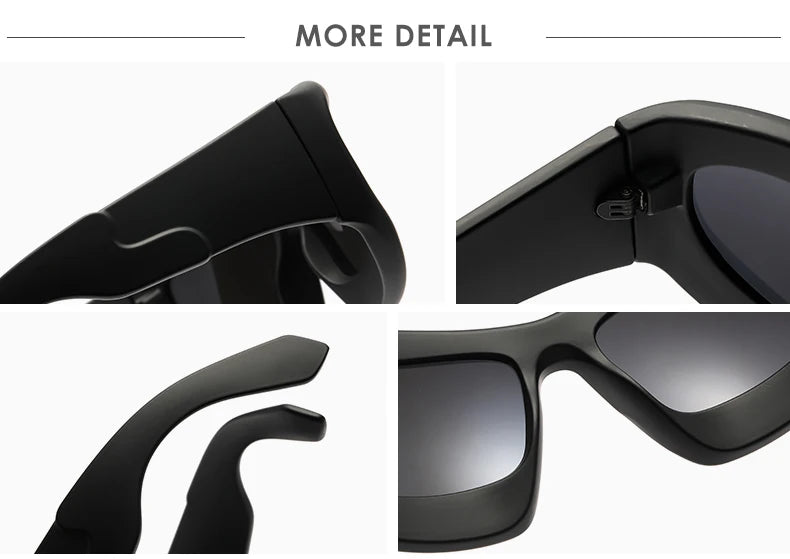 DRAVEN — Y2K Large Frame Sunglasses – Punk  Street Luxury Shades