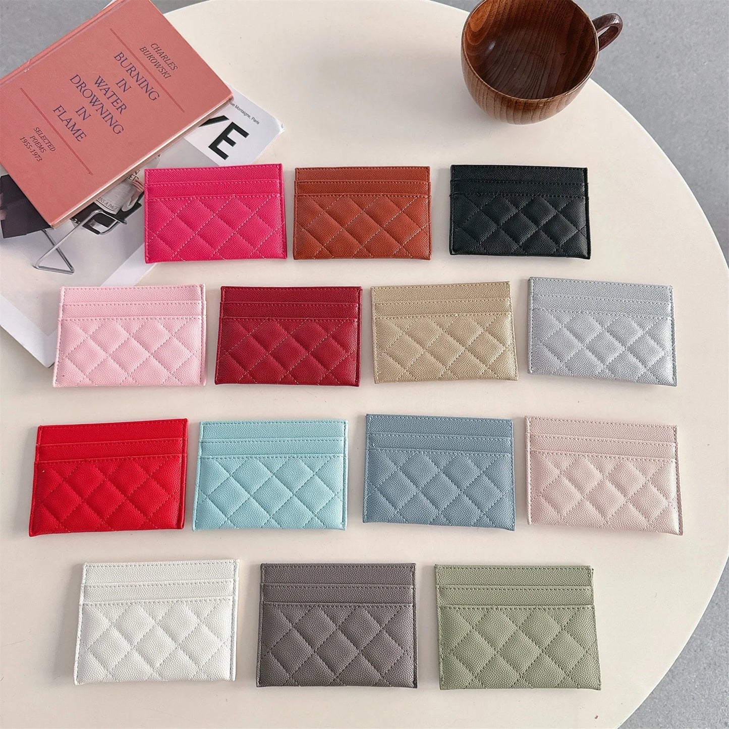 DRAVEN — Luxury PU Leather Wallet Women Multifunction Short Design