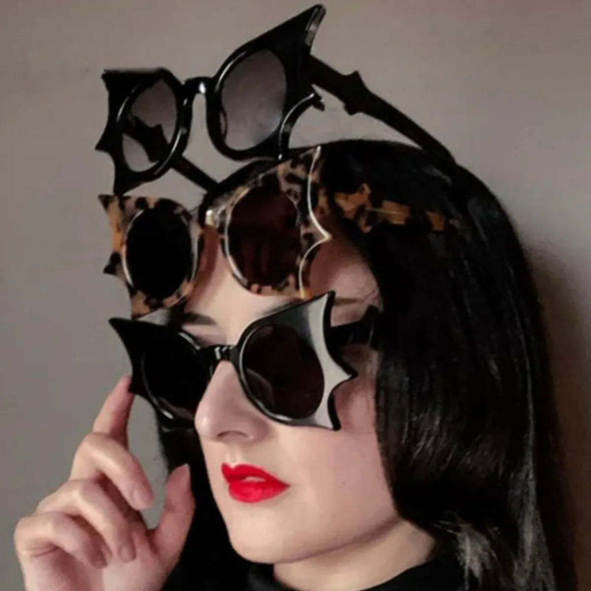 DRAVEN — Bat Sunglasses – Halloween Party Retro  Shades