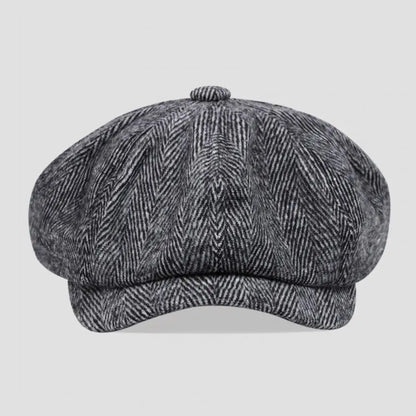 Retro Newsboy Cap – Classic English Street Style – Elegant Men's Accessory | Accessorio Uomo Elegante