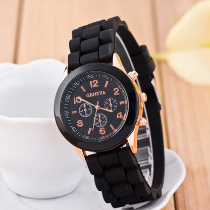 Modern Muse – 2025 Women’s Luxury Silicone Strap Watch – Elegant Men's Accessory | Accessorio Uomo Elegante