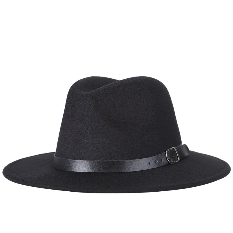 DRAVEN — 2025 Classic Fedora Hat – Unisex Wool Blend Jazz Style