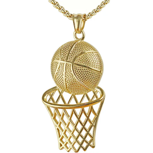 DRAVEN — Basketball Hoop Pendant Necklace – Creative  Sports Jewelry — Necklaces & Chains | DRAVEN