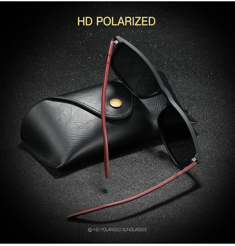 DRAVEN — Polarized Sport Sunglasses – Lightweight Square Frame