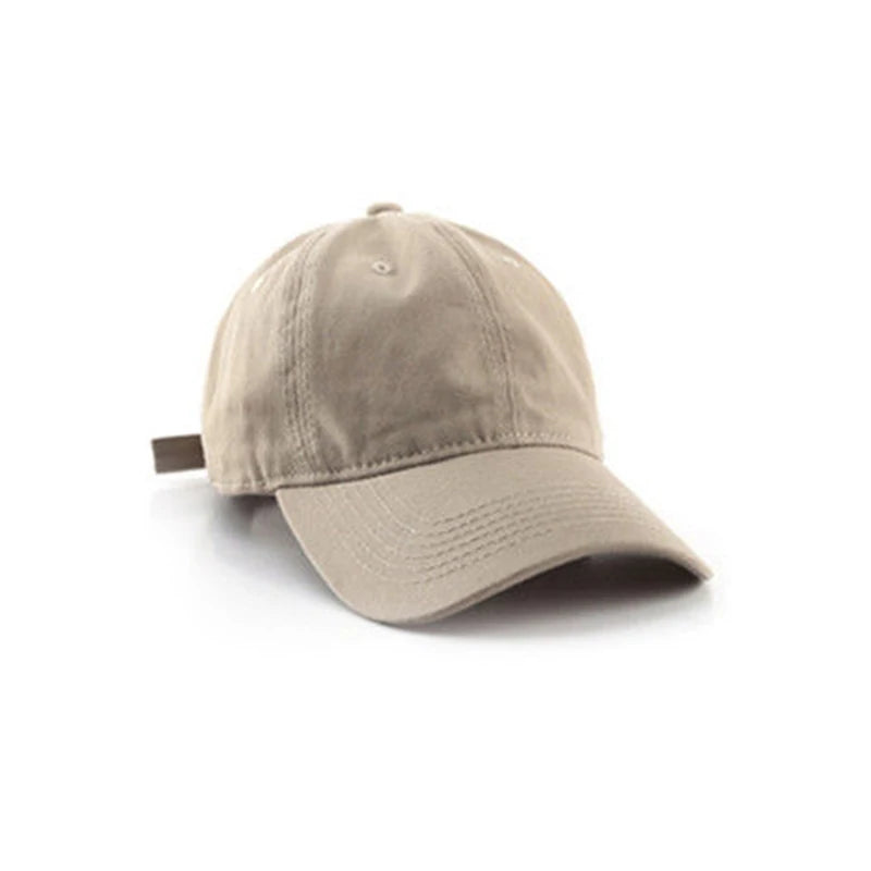 DRAVEN — Minimal Cotton Baseball Cap – Unisex Korean Street Style
