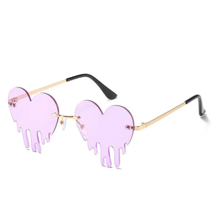 Heart Cat Eye Sunglasses – Retro Love Designer UV400 Shades – Elegant Men's Accessory | Accessorio Uomo Elegante