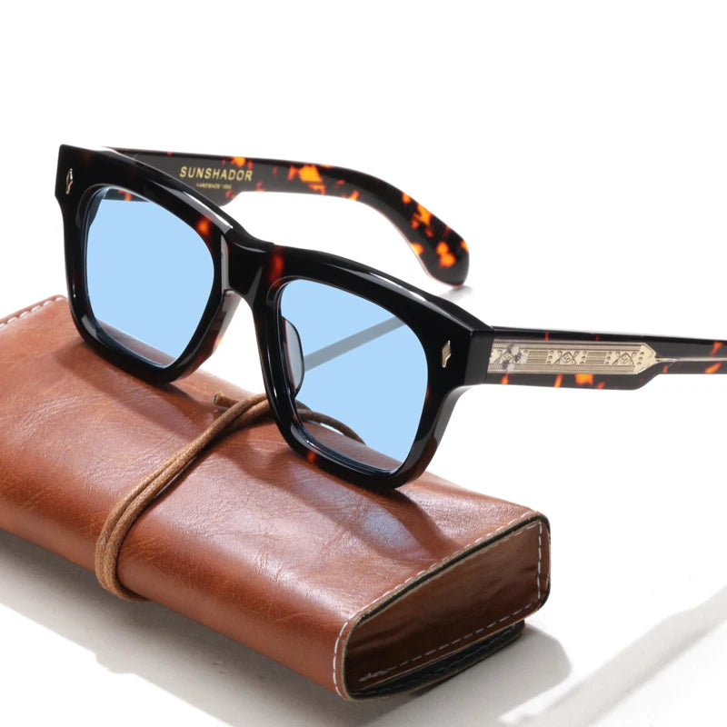 DRAVEN — Handmade Square Sunglasses – Luxury Acetate Design