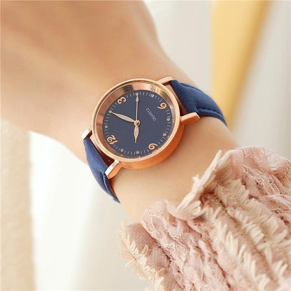 Soft Elegance – Women’s Leather Strap Watch with Bracelet-Inspired Design – Elegant Men's Accessory | Accessorio Uomo Elegante