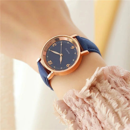 Soft Elegance – Women’s Leather Strap Watch with Bracelet-Inspired Design – Elegant Men's Accessory | Accessorio Uomo Elegante