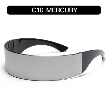 Futuristic Rimless Sunglasses – Y2K Punk Lightweight Eyewear – Elegant Men's Accessory | Accessorio Uomo Elegante