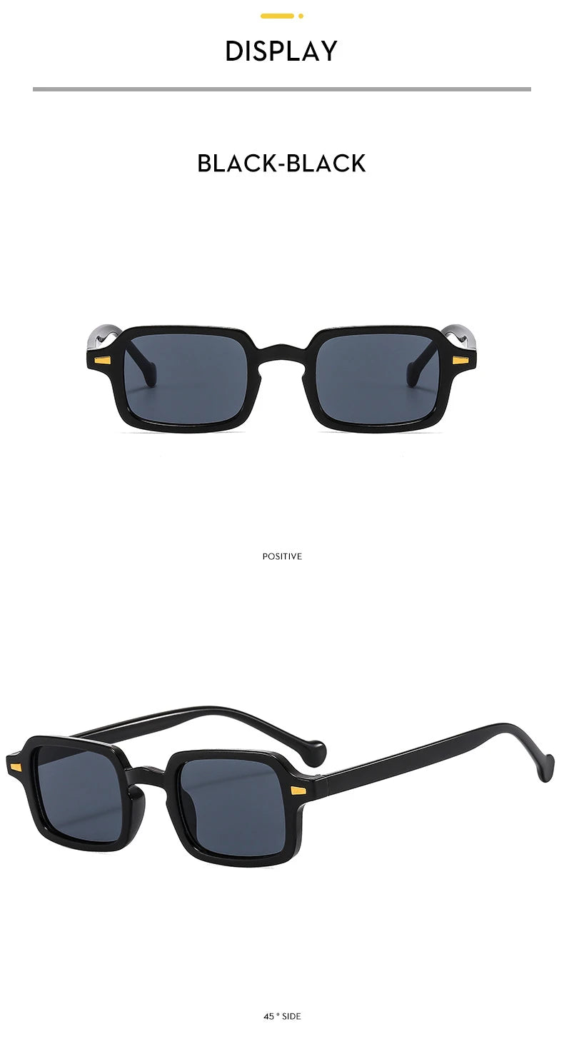 DRAVEN — Luxury Rectangle Sunglasses – Vintage Designer Style