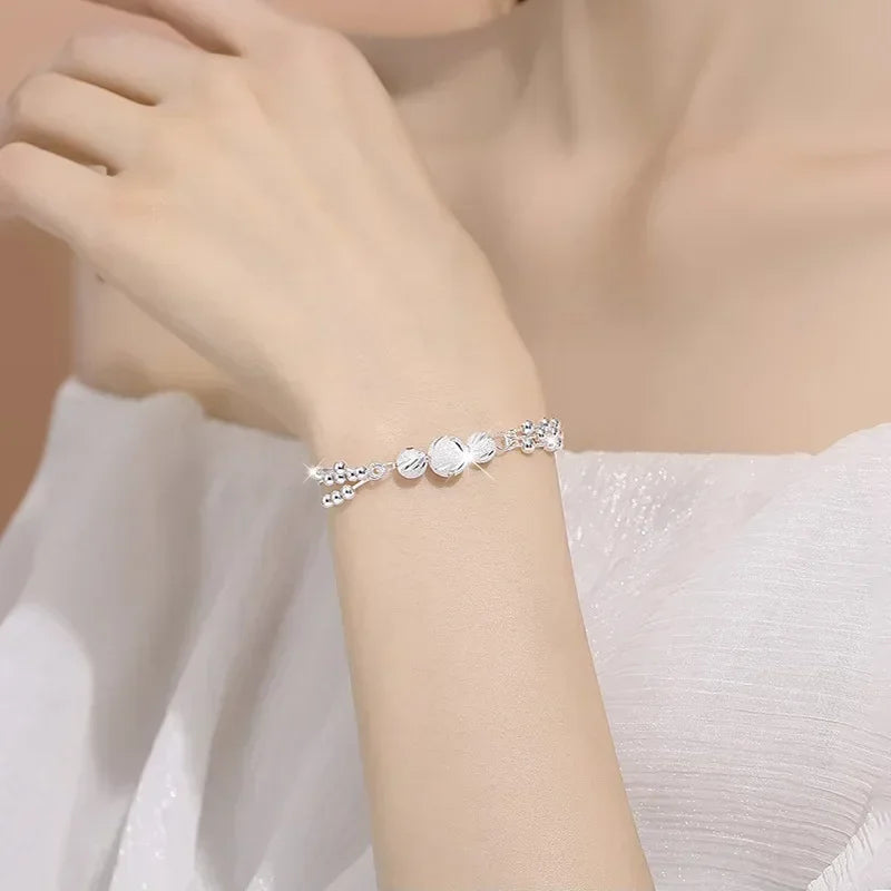 DRAVEN — Vintage Sterling Silver Beaded Bracelet