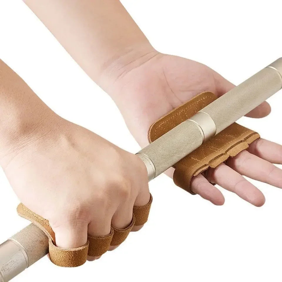 DRAVEN — Leather Weightlifting Gloves – Unisex Gym Grip Style