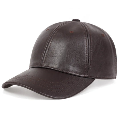 PU Leather Snapback – Unisex Street Baseball Cap