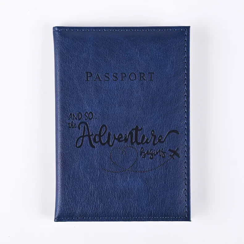 DRAVEN — PU Leather Passport Holder Travel Wallet Unisex Design