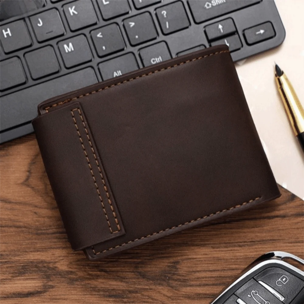 DRAVEN — PU Leather Magnetic Wallet Men Large Capacity Design