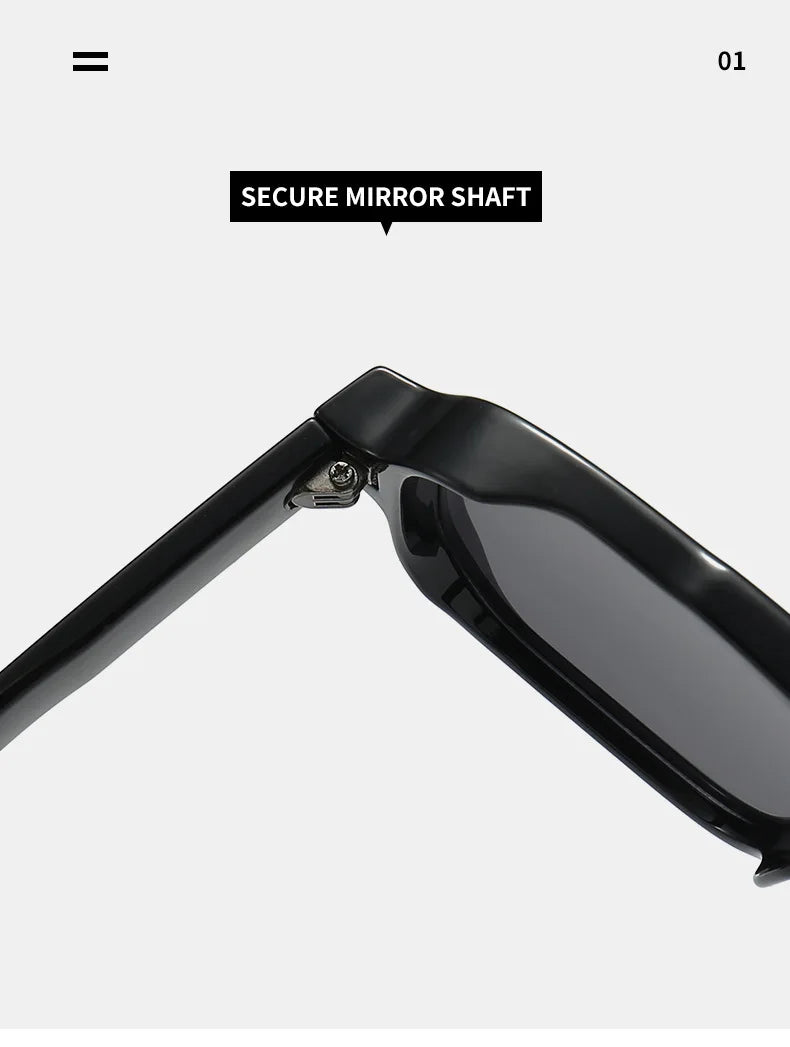 DRAVEN — Retro Double Bridge Sunglasses – Luxury Rivet Design