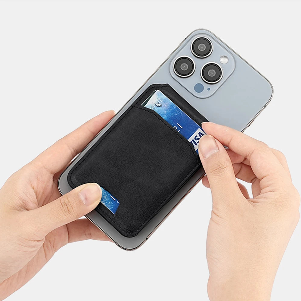 DRAVEN — MagSafe Leather Wallet Holder Case iPhone 16 15 14 13 Pro Max