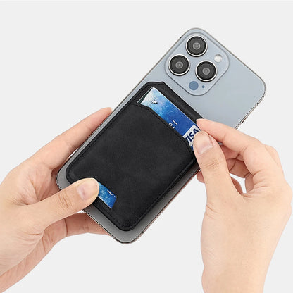 MagSafe Leather Wallet Holder Case iPhone 16 15 14 13 Pro Max – Elegant Men's Accessory | Accessorio Uomo Elegante