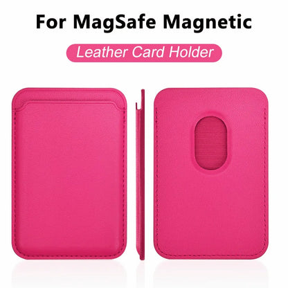 MagSafe Leather Wallet Case iPhone 17 16 15 14 Pro Max