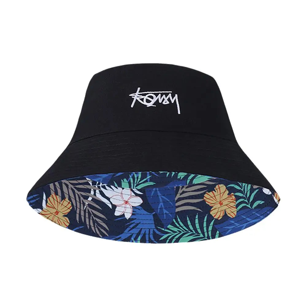 DRAVEN — Letter Embroidered Bucket Hat – Unisex Casual Street Style