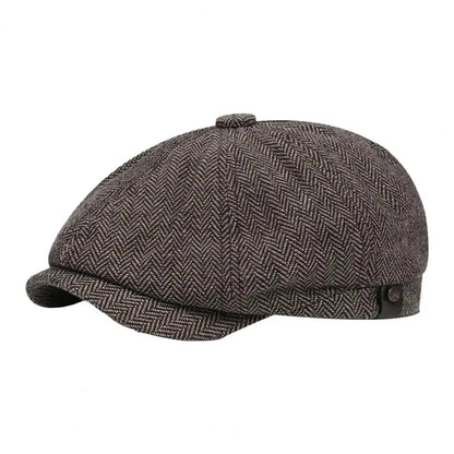 Retro Newsboy Cap – Classic English Street Style – Elegant Men's Accessory | Accessorio Uomo Elegante