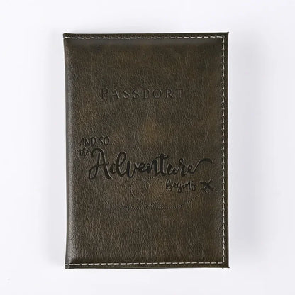 PU Leather Passport Holder Travel Wallet Unisex Design