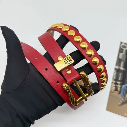 Y2K Punk PU Leather Belt Unisex Gothic Corset Design – Elegant Men's Accessory | Accessorio Uomo Elegante