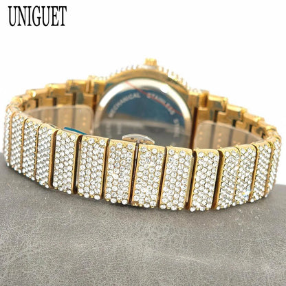 Arctic Blaze – Men’s Ice Steel Luxury Watch 2025 Edition – Elegant Men's Accessory | Accessorio Uomo Elegante