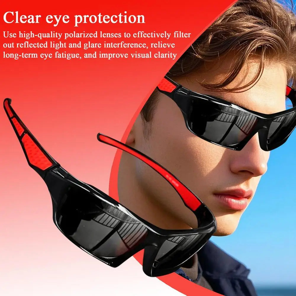 Polarized Fishing Sunglasses – Lightweight Sport Design – Elegant Men's Accessory | Accessorio Uomo Elegante