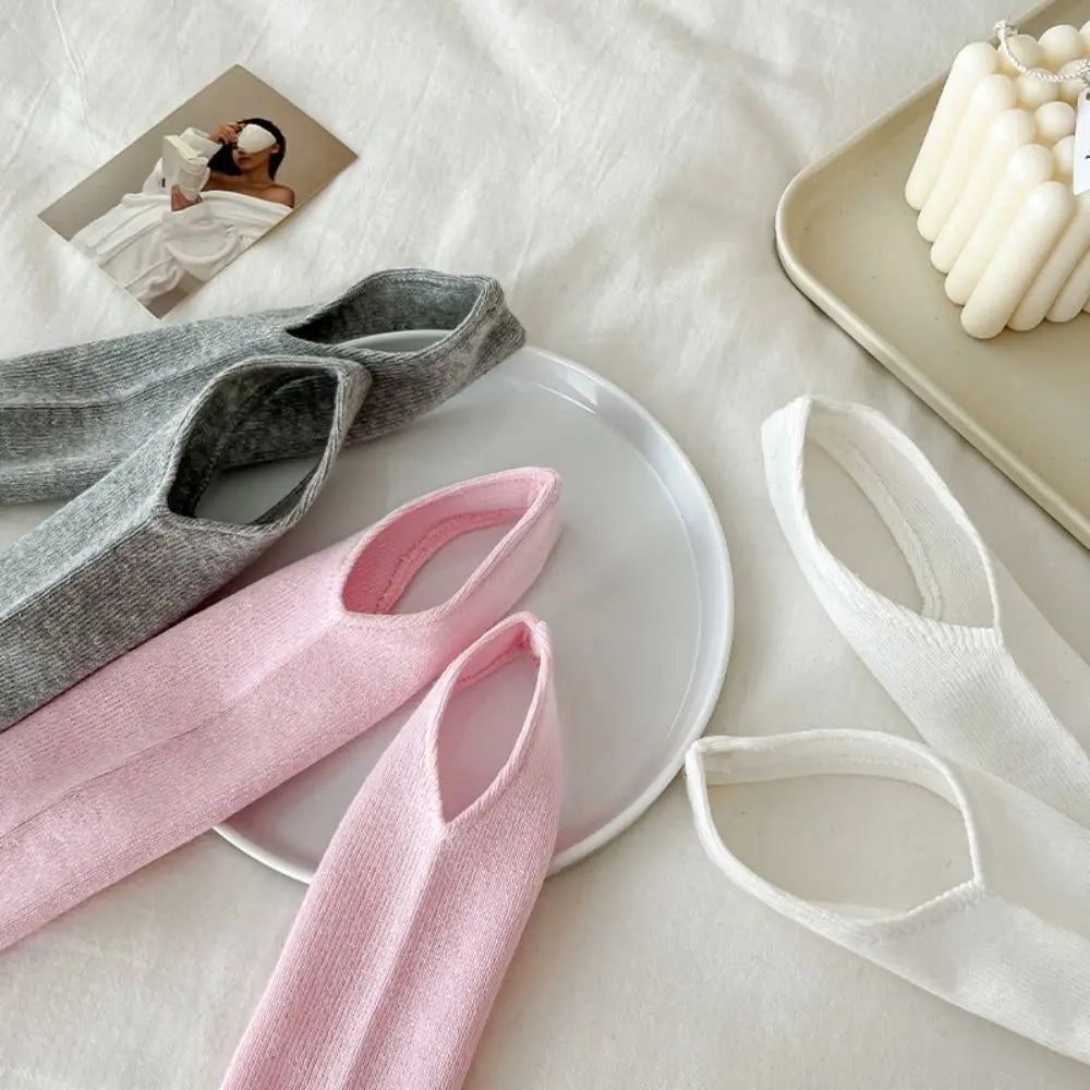 DRAVEN — Solid Color Knee High Socks – Women’s Elegant Street Style