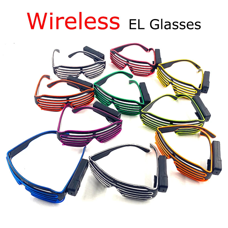 DRAVEN — Wireless LED Glow Sunglasses – Carnival Party Style