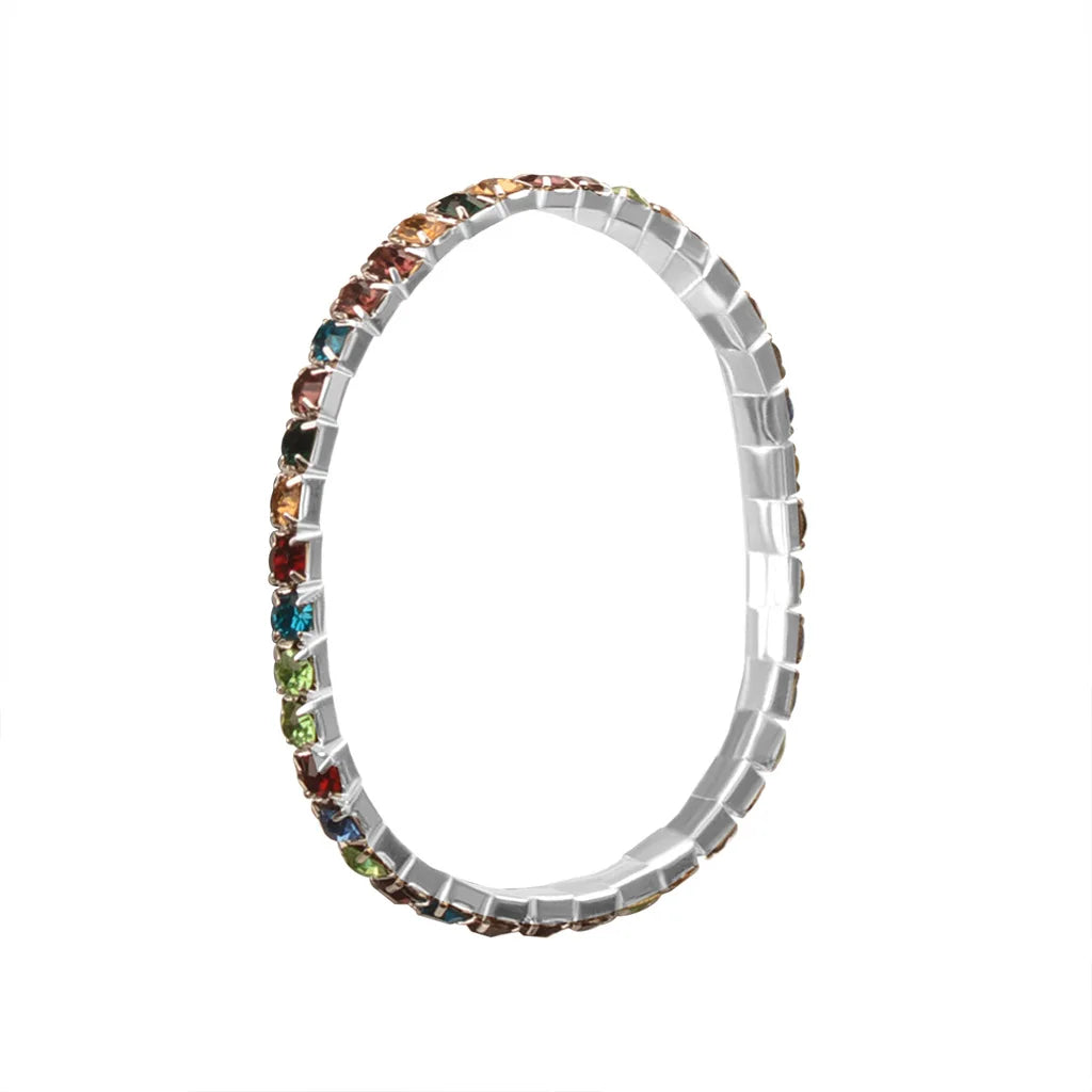 DRAVEN — Crystal Elastic Bangle Set