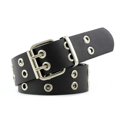 Double Hole Punk Belt Unisex Y2K Rock Style – Elegant Men's Accessory | Accessorio Uomo Elegante