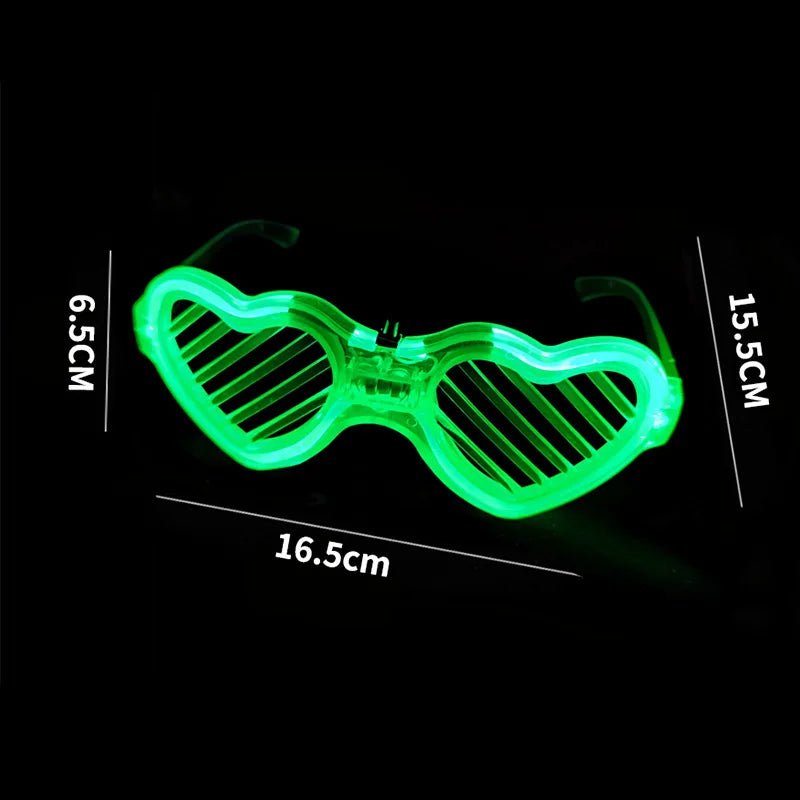 DRAVEN — Glow Light Sunglasses – Neon Party Style