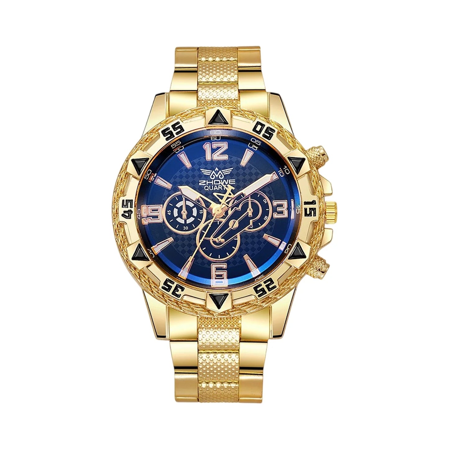 DRAVEN — Men’s Slim Chronograph Watch – Stainless Steel