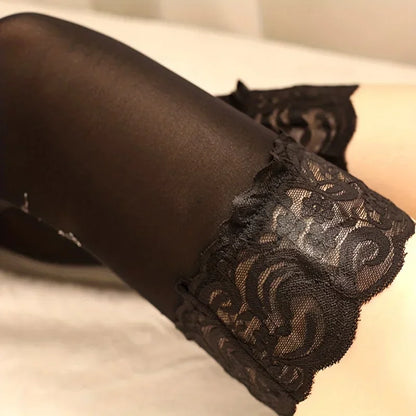 Jacquard Silk Socks – Funny Non-Slip Lace Style – Elegant Men's Accessory | Accessorio Uomo Elegante